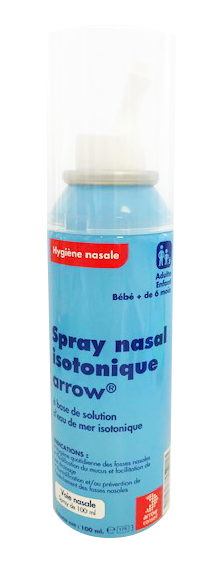 Spray nasal isotonique arrow À base de solution d'eau de mer isotonique