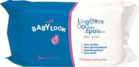 Baby look lingettes douces et épaisees